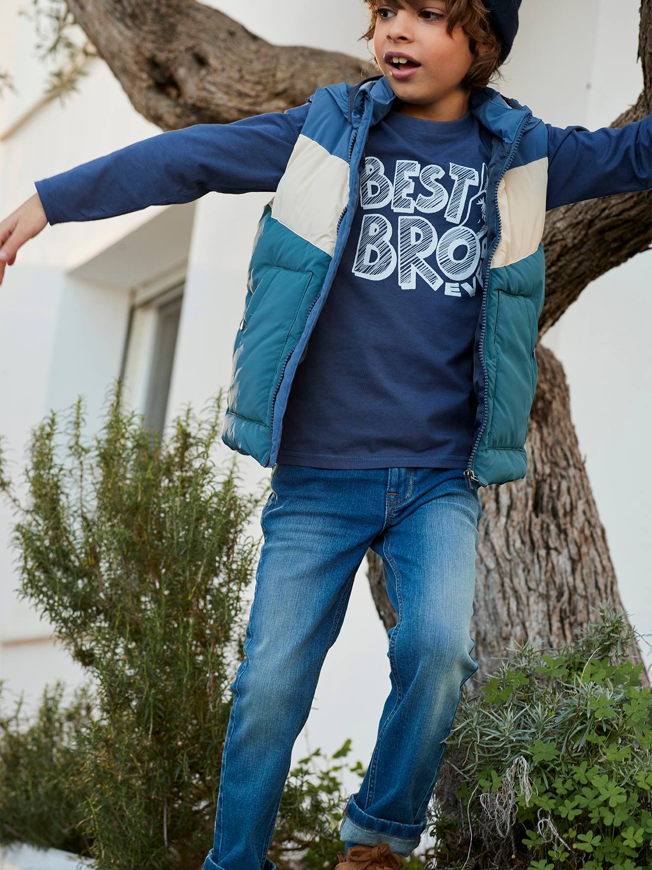 Jungen Straight-Fit-Jeans WATERLESS Jungen Straight-Fit-Jeans WATERLESS von Vertbaudet