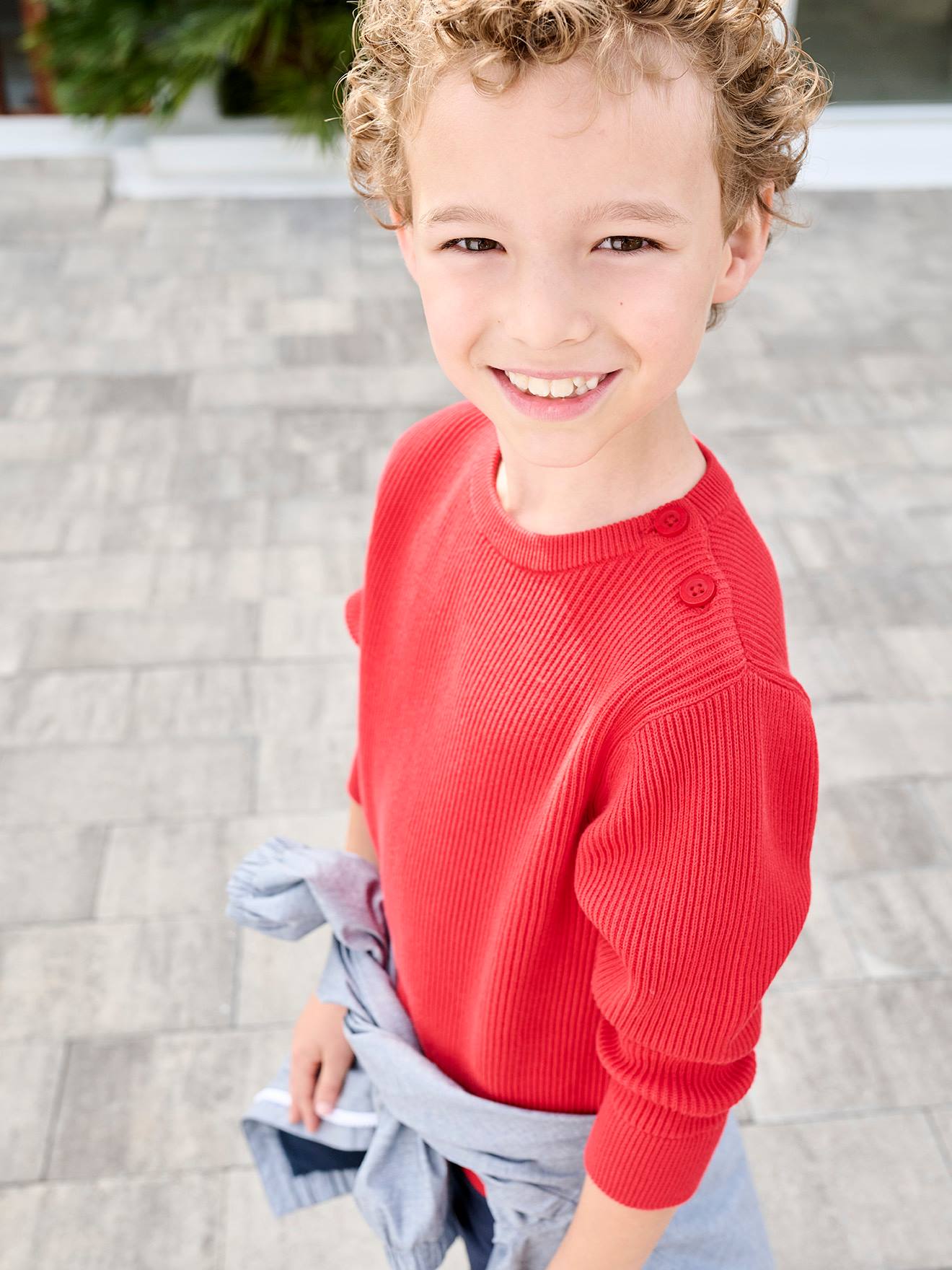 Jungen Strickpullover von Vertbaudet