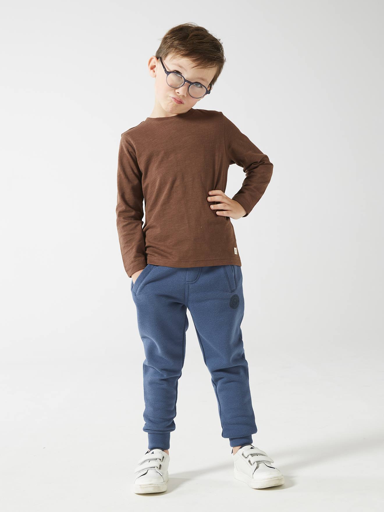 Jungen Sweathose BASIC Oeko-Tex von Vertbaudet