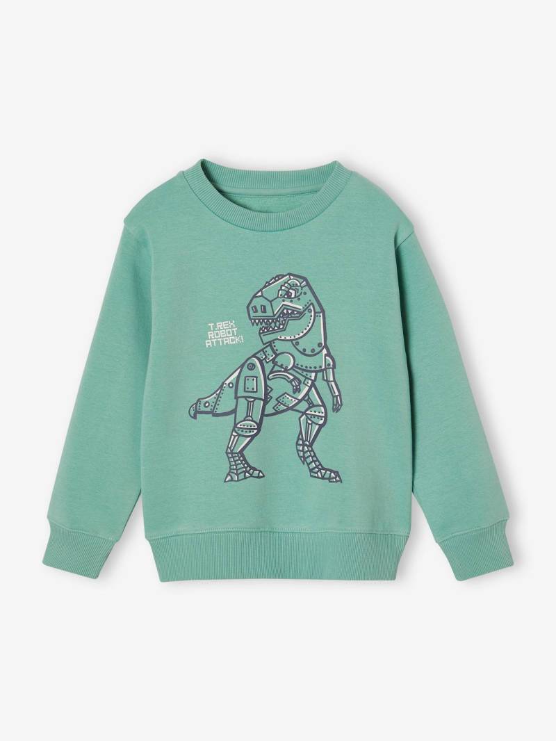 Jungen Sweatshirt BASIC mit Print und Recycling-Polyester von Vertbaudet