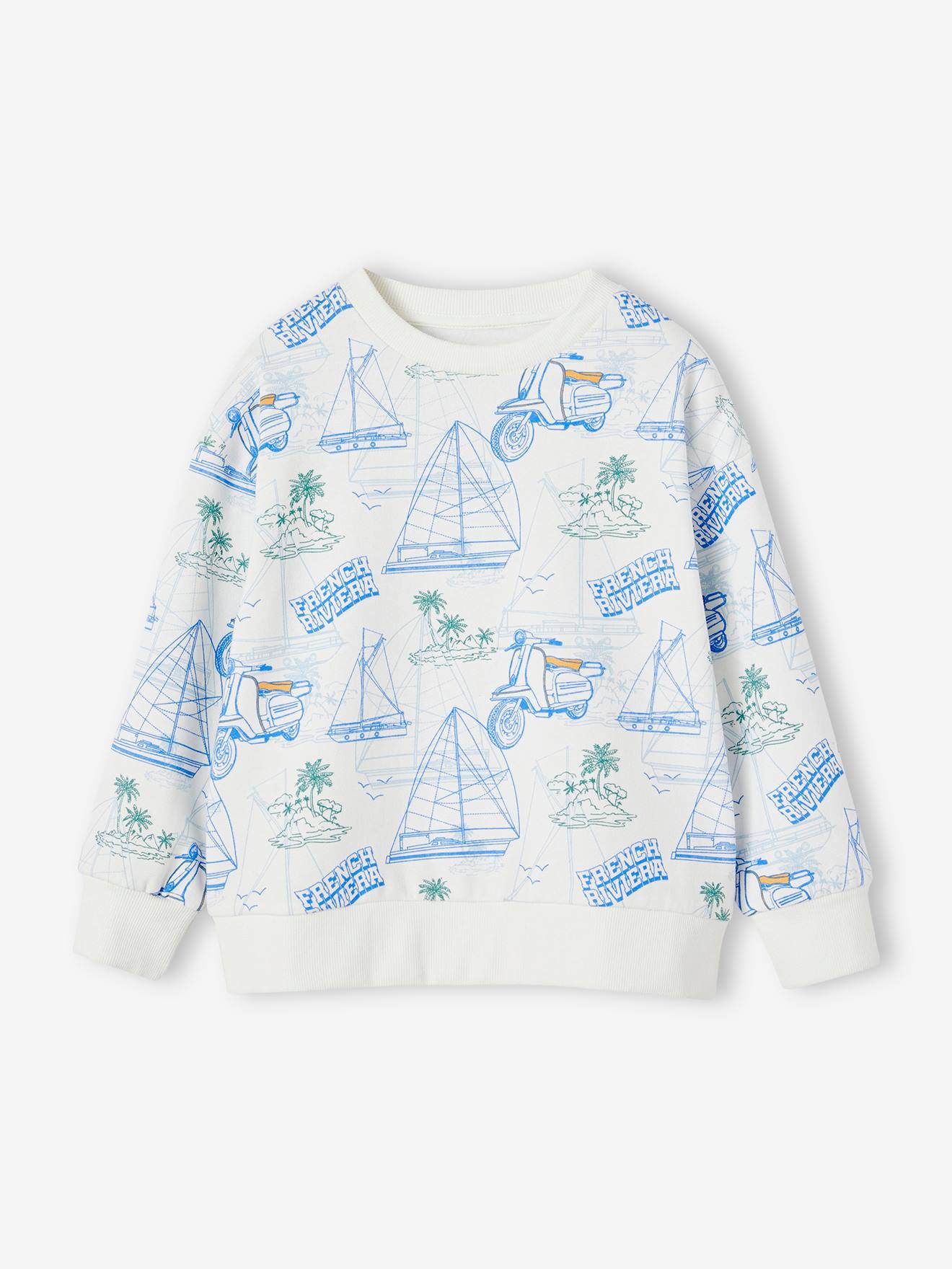 Jungen Sweatshirt mit Recycling-Polyester von Vertbaudet