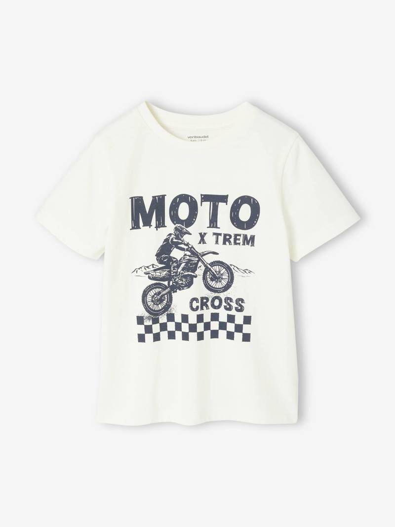Jungen T-Shirt Basic mit Print vorn von Vertbaudet