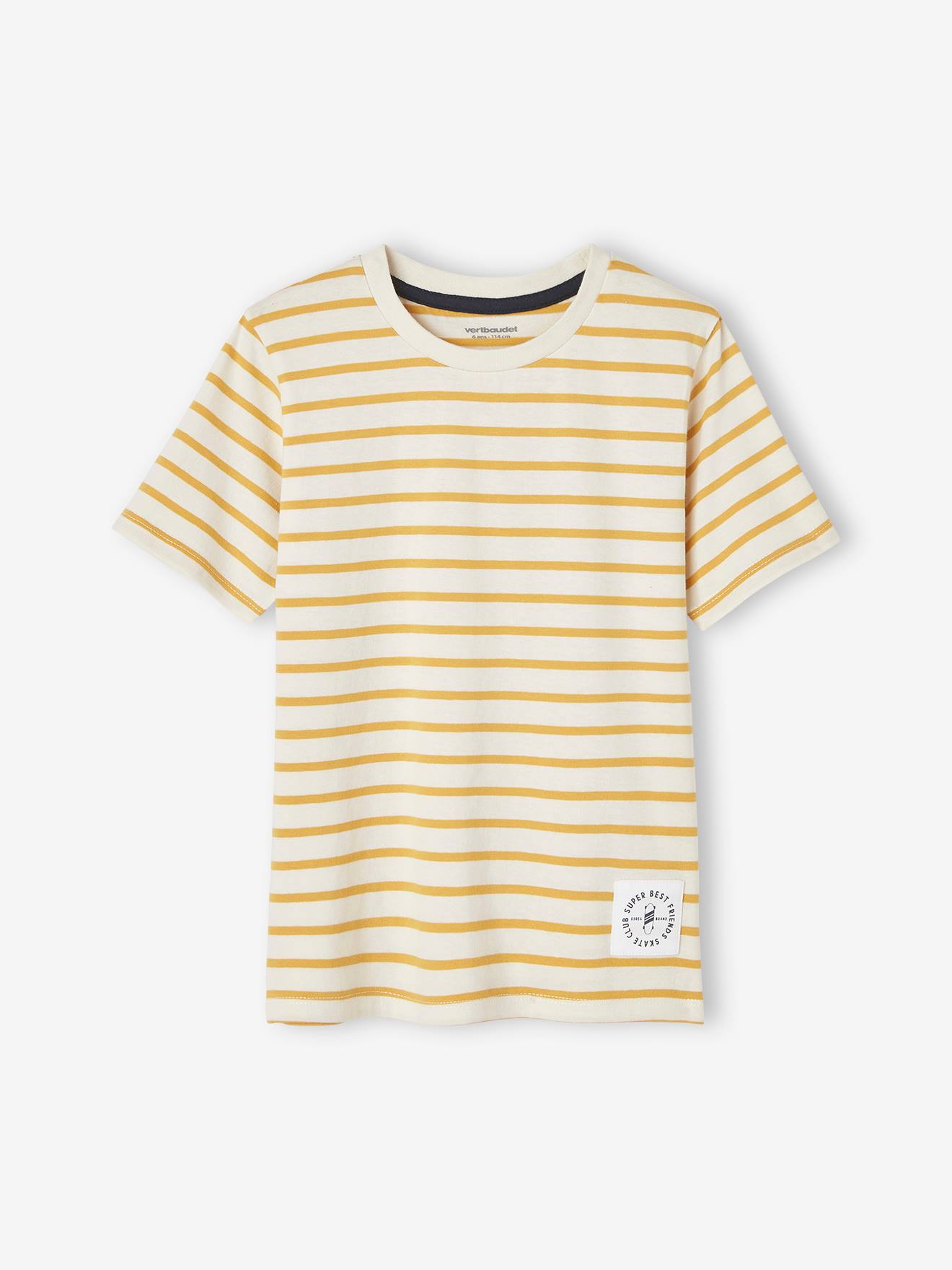 Jungen T-Shirt mit Streifen Oeko-Tex von Vertbaudet