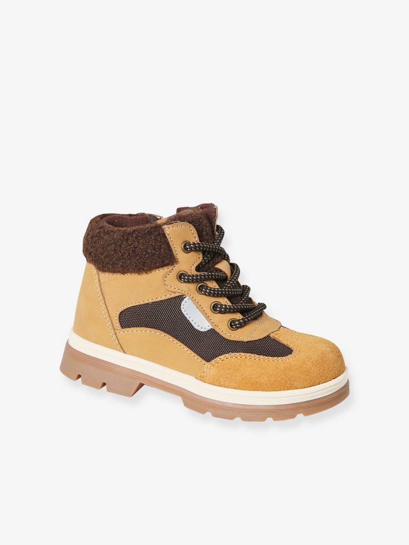 Jungen Winter-Boots camel von Vertbaudet
