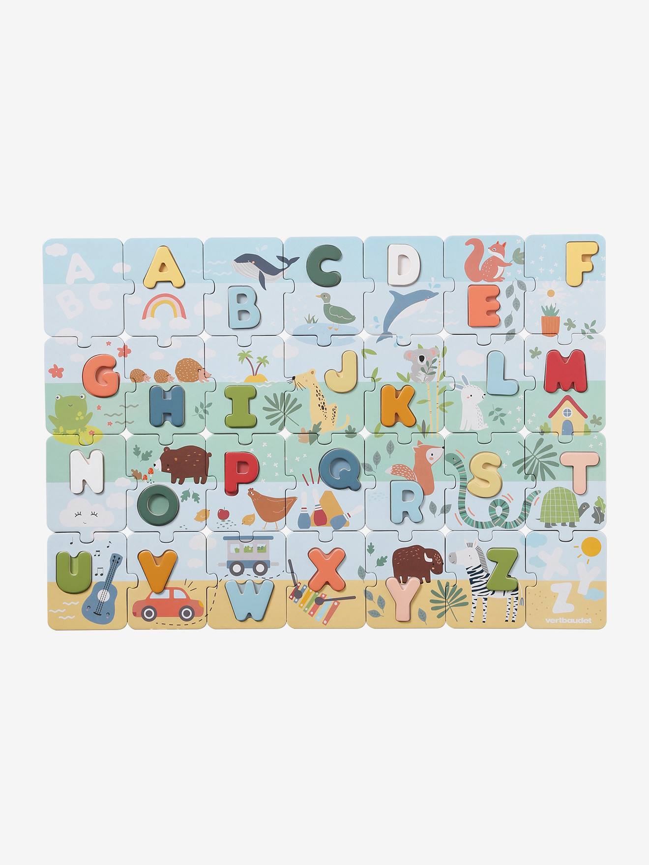 Kinder 2-in-1 ABC-Puzzle von Vertbaudet