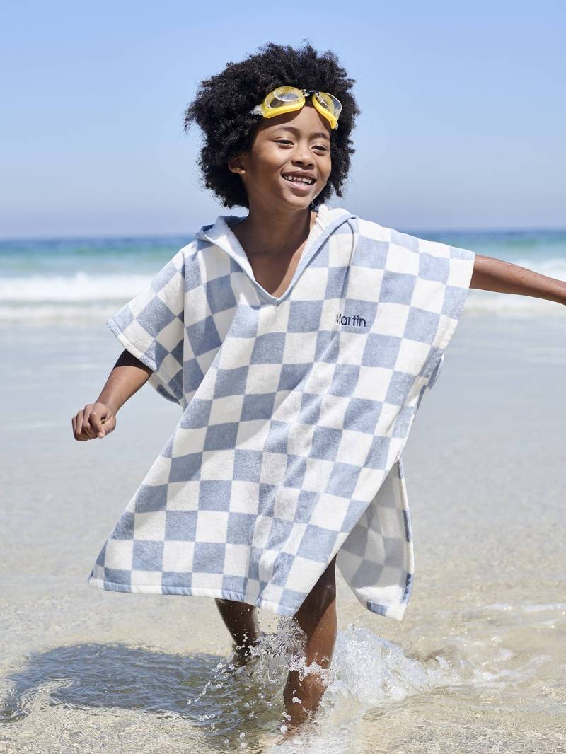 Kinder Badeponcho mit Recycling-Baumwolle von Vertbaudet