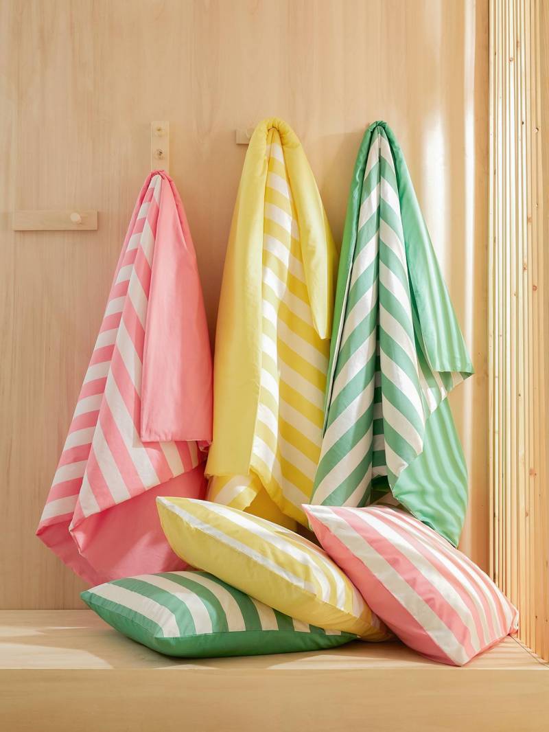 Kinder Bettwäsche-Set STRANDKORB mit Recycling-Baumwolle BASIC von Vertbaudet