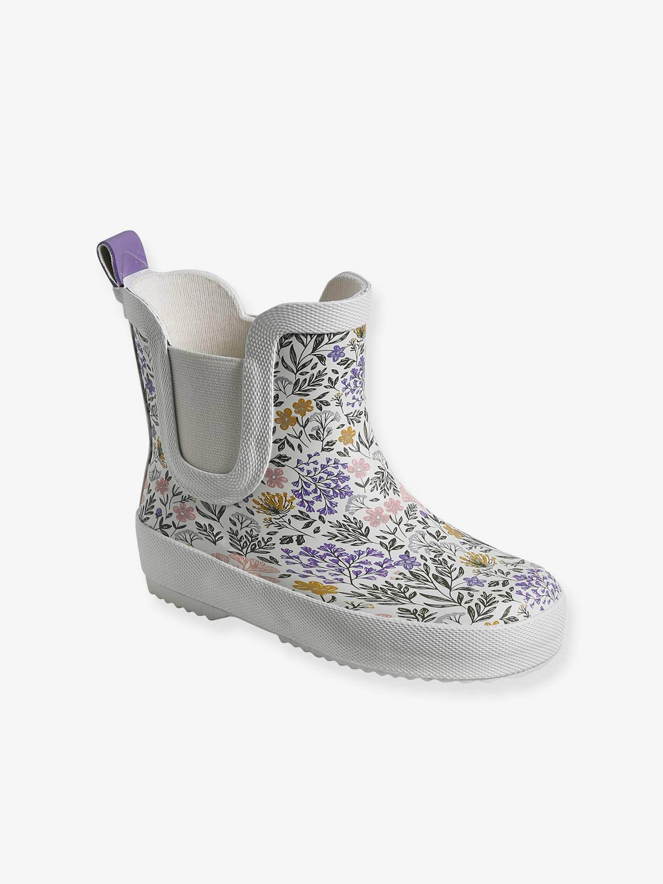 Kinder Gummistiefel mit Blumen von Vertbaudet