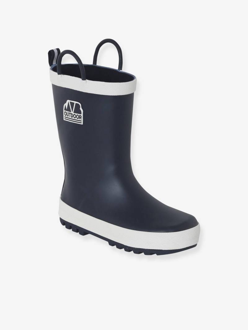 Kinder Gummistiefel mit zweifarbiger Outdoor-Optik von Vertbaudet