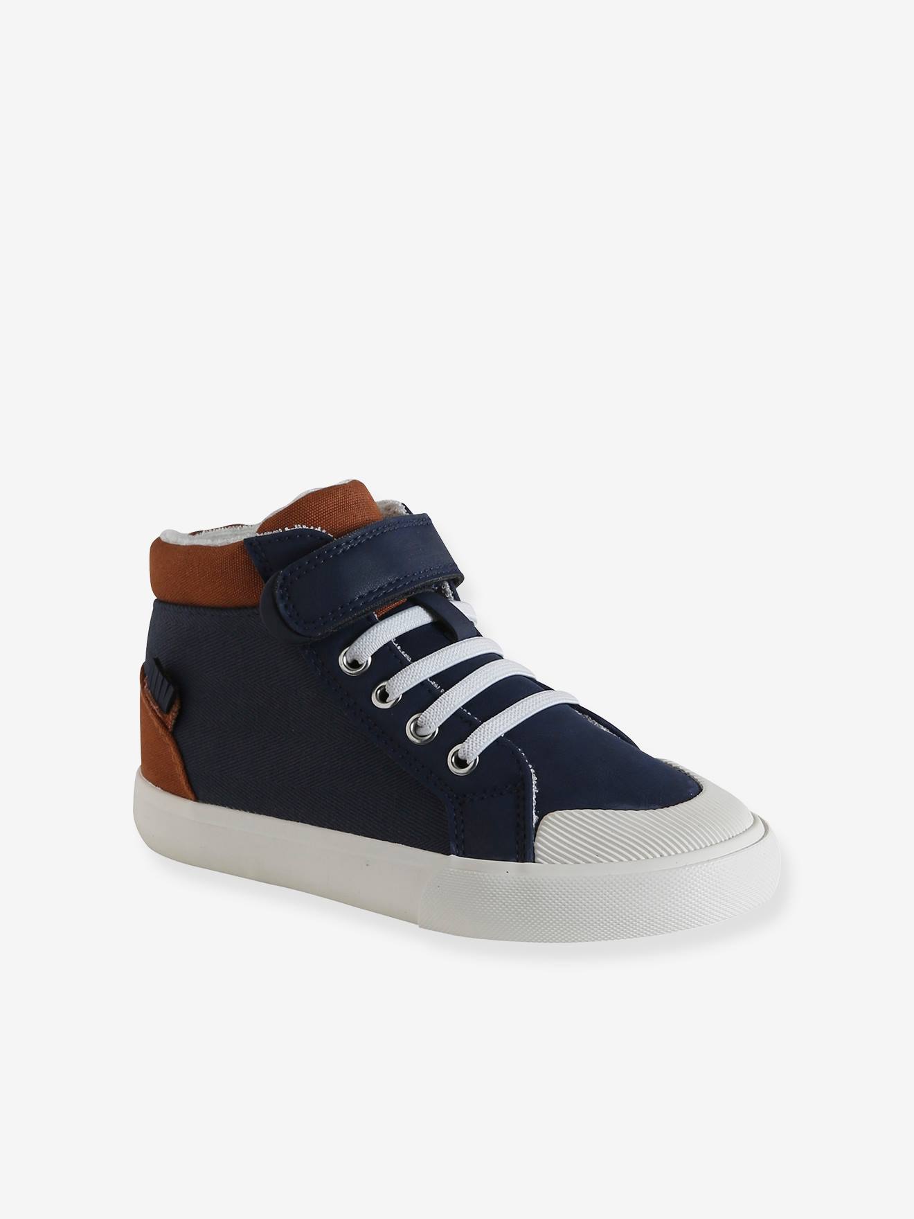 Kinder High Sneakers mit Anziehtrick von Vertbaudet