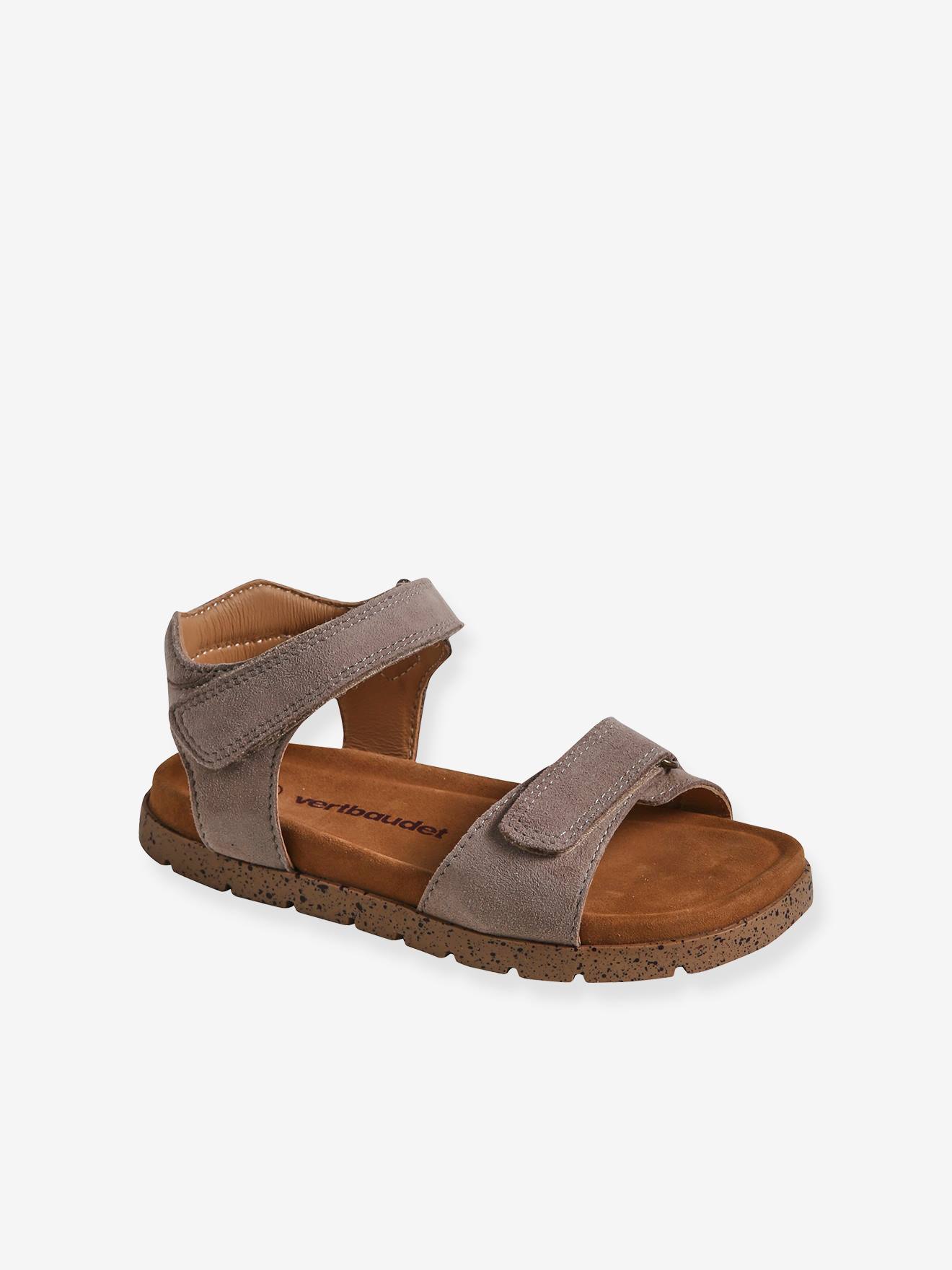 Kinder Klett-Sandalen sandfarben von Vertbaudet