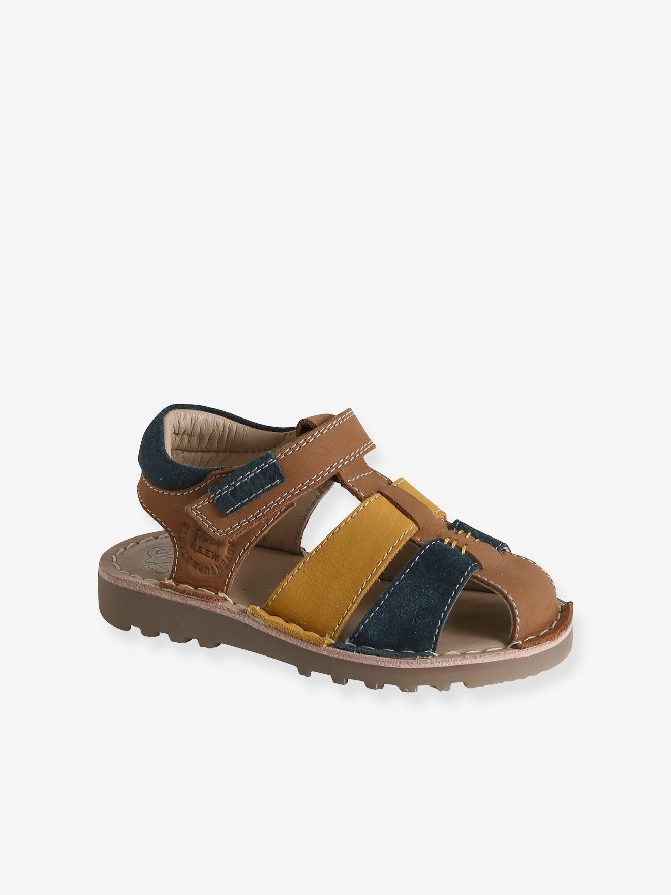 Kinder Klett-Sandalen von Vertbaudet