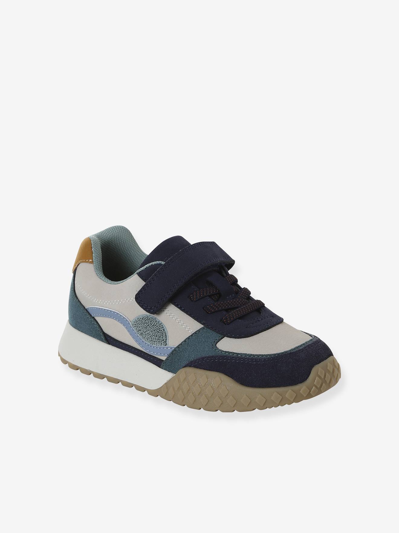 Kinder Klett-Sneakers mit elastischer Schnürung und Anziehtrick set von Vertbaudet