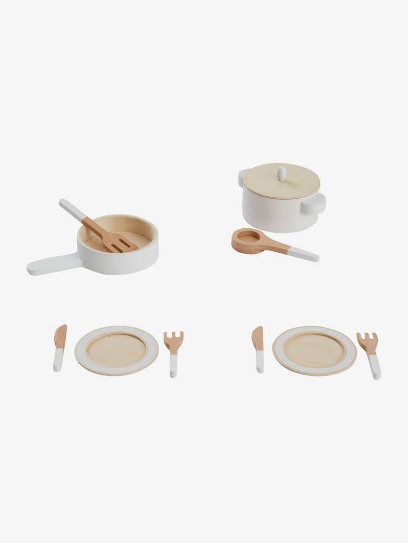 Kinder Kochgeschirr aus Holz FSC® MIX von Vertbaudet