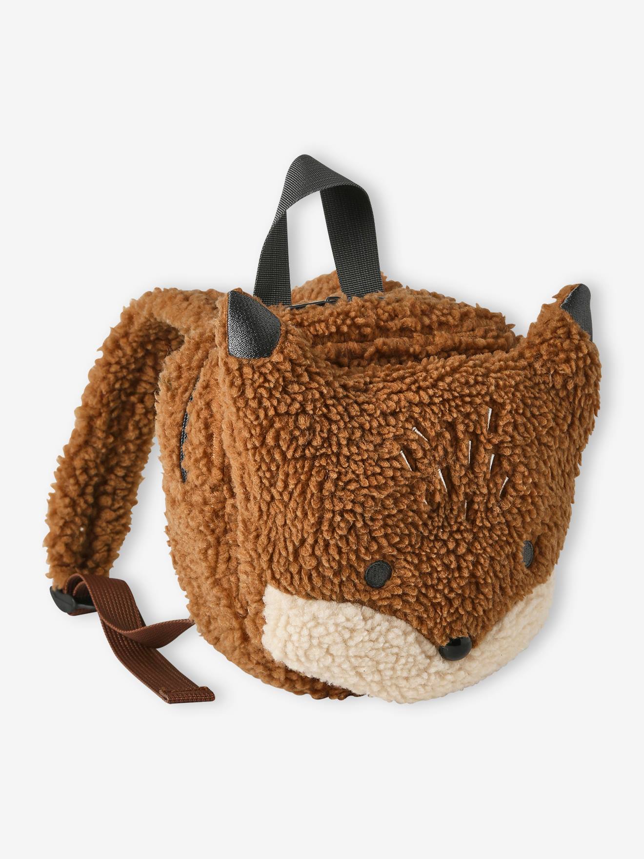 Kinder Rucksack aus Teddyfleece von Vertbaudet