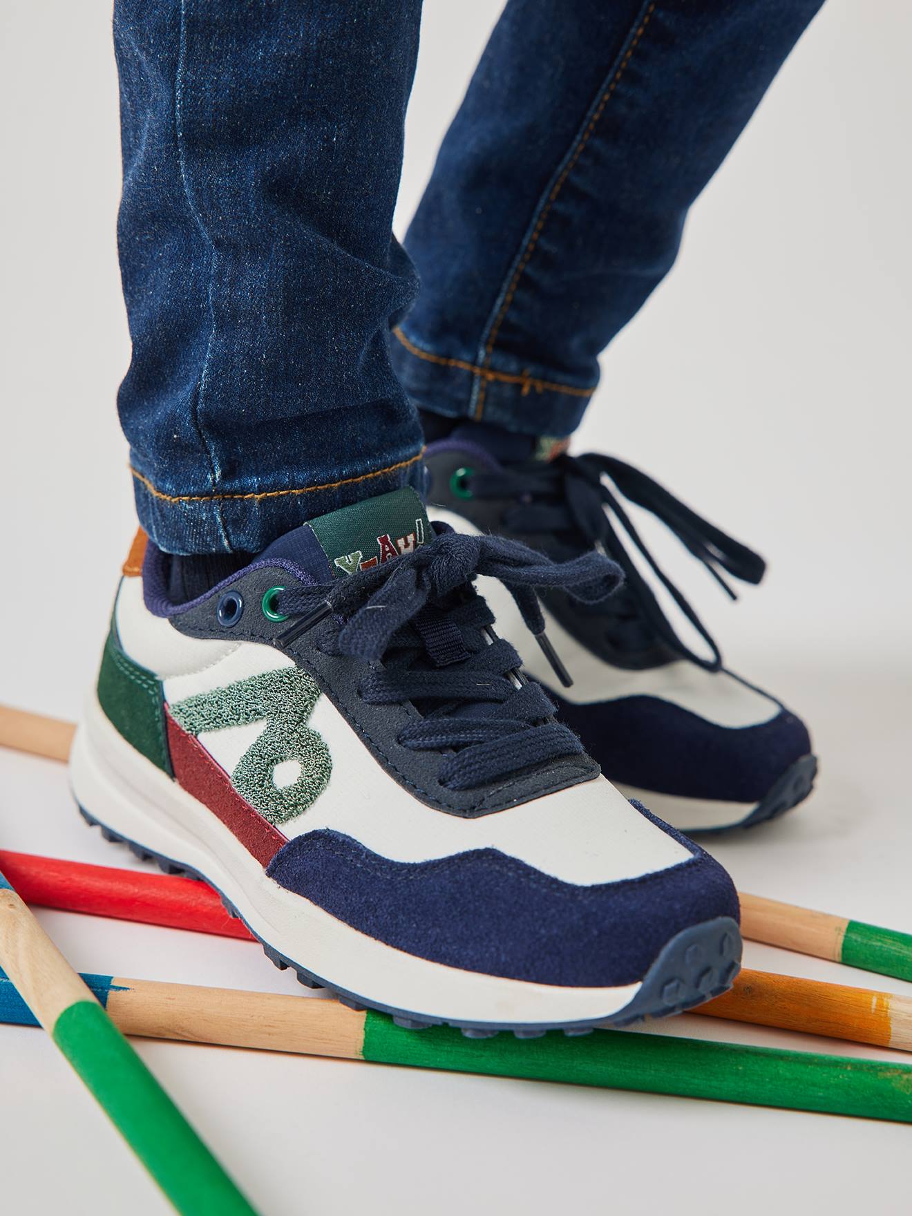 Kinder Sneakers mit Schnürung von Vertbaudet