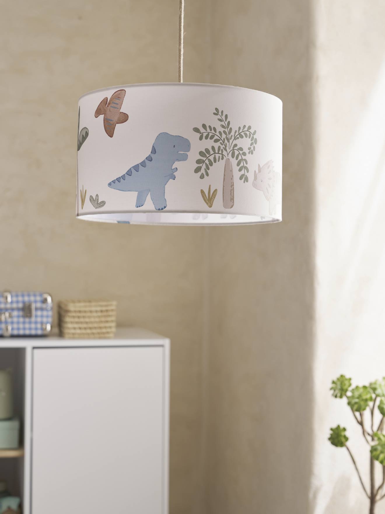 Kinderzimmer Hängelampenschirm MINISAURUS von Vertbaudet
