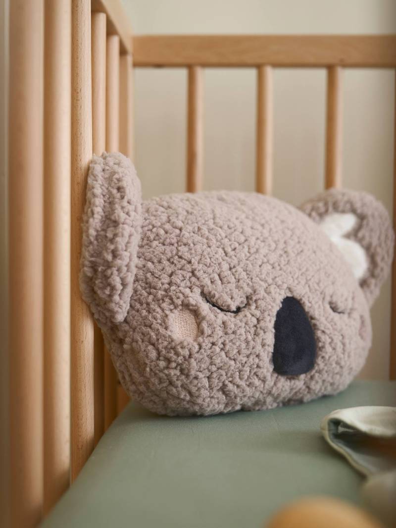 Kinderzimmer Kissen aus Teddyfleece KOALA von Vertbaudet