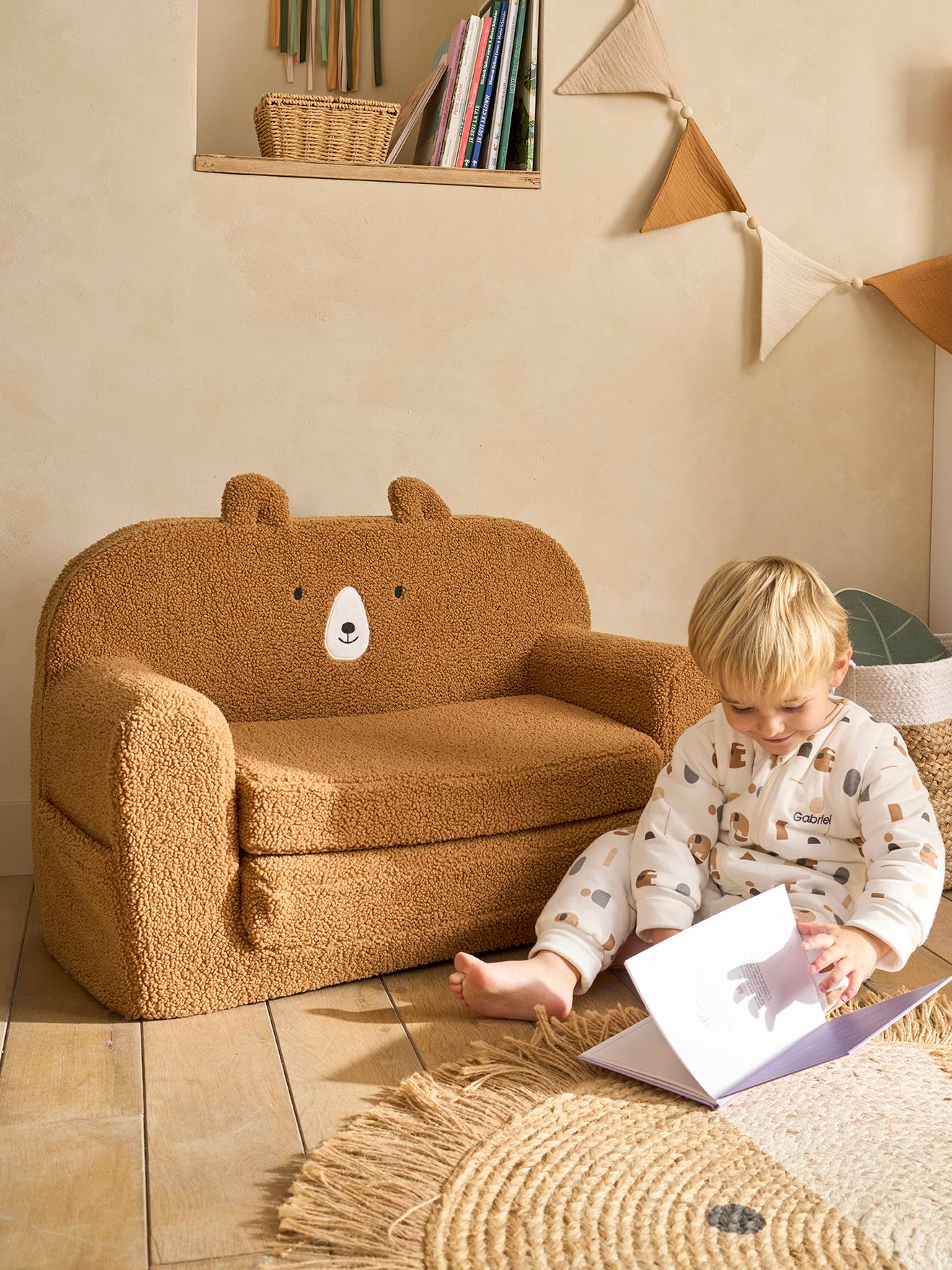 Kinderzimmer Klappsofa TEDDY von Vertbaudet