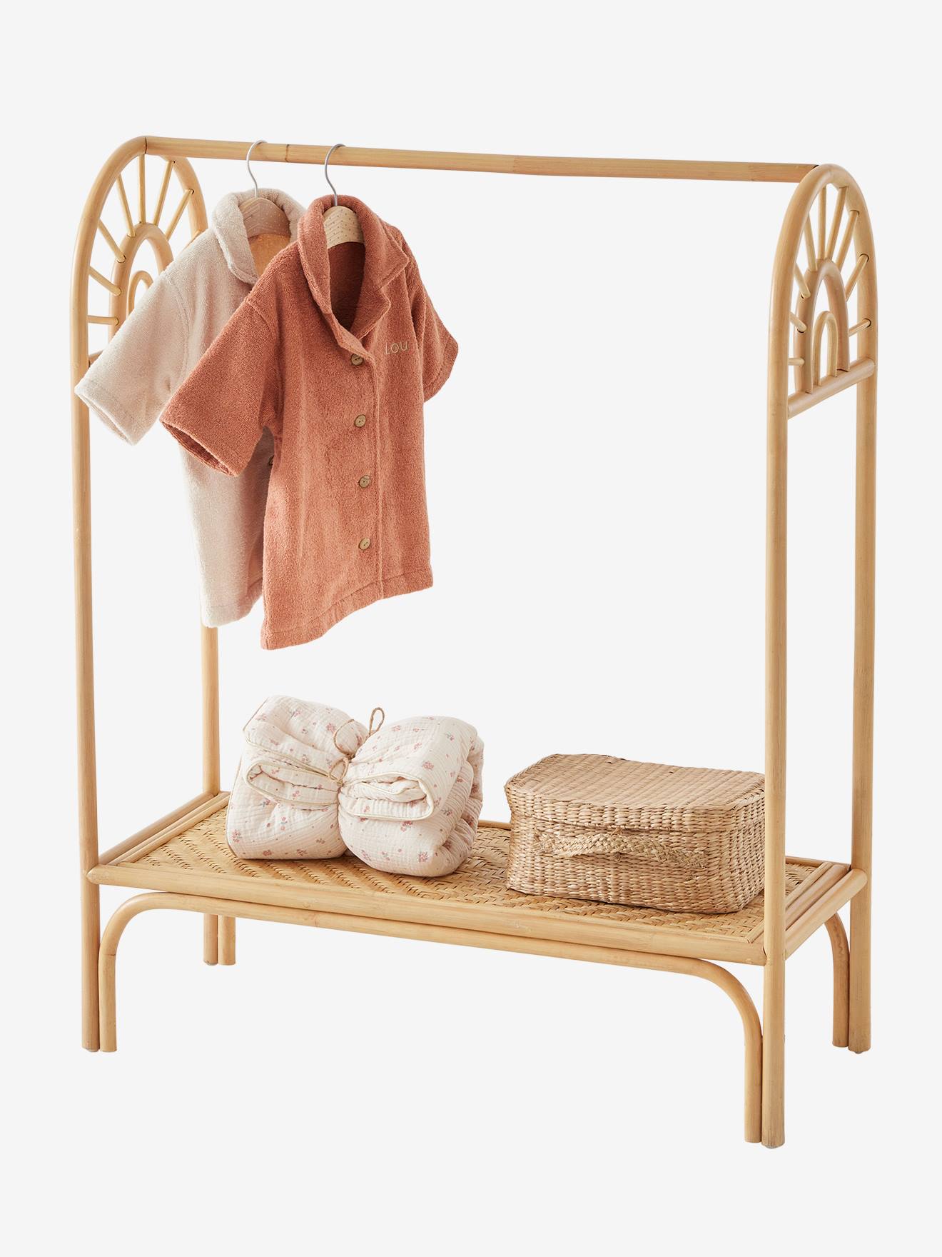 Kinderzimmer Kleiderständer aus Rattan BOHO von Vertbaudet