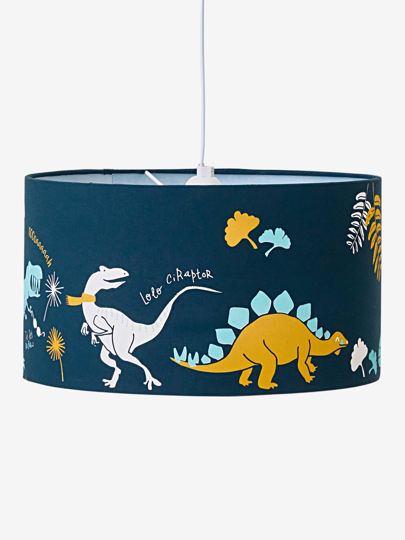 Kinderzimmer Lampenschirm „Dinoland“ von Vertbaudet