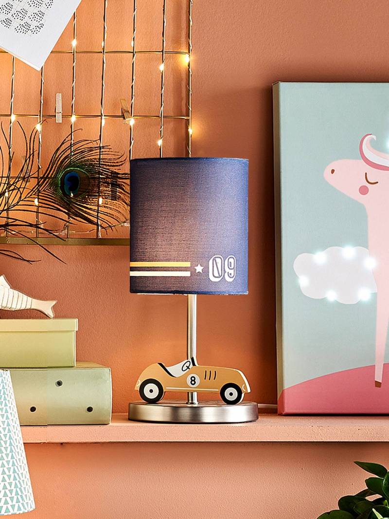 Kinderzimmer Nachttischlampe RENNAUTO von Vertbaudet