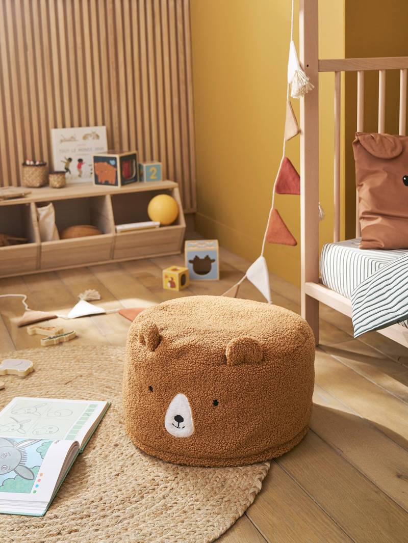 Kinderzimmer Sitzsack BÄR aus Teddyfleece  er von Vertbaudet