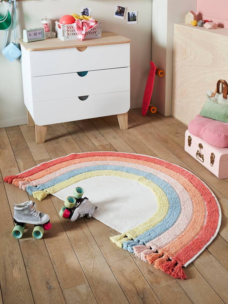 Kinderzimmer Teppich REGENBOGEN von Vertbaudet