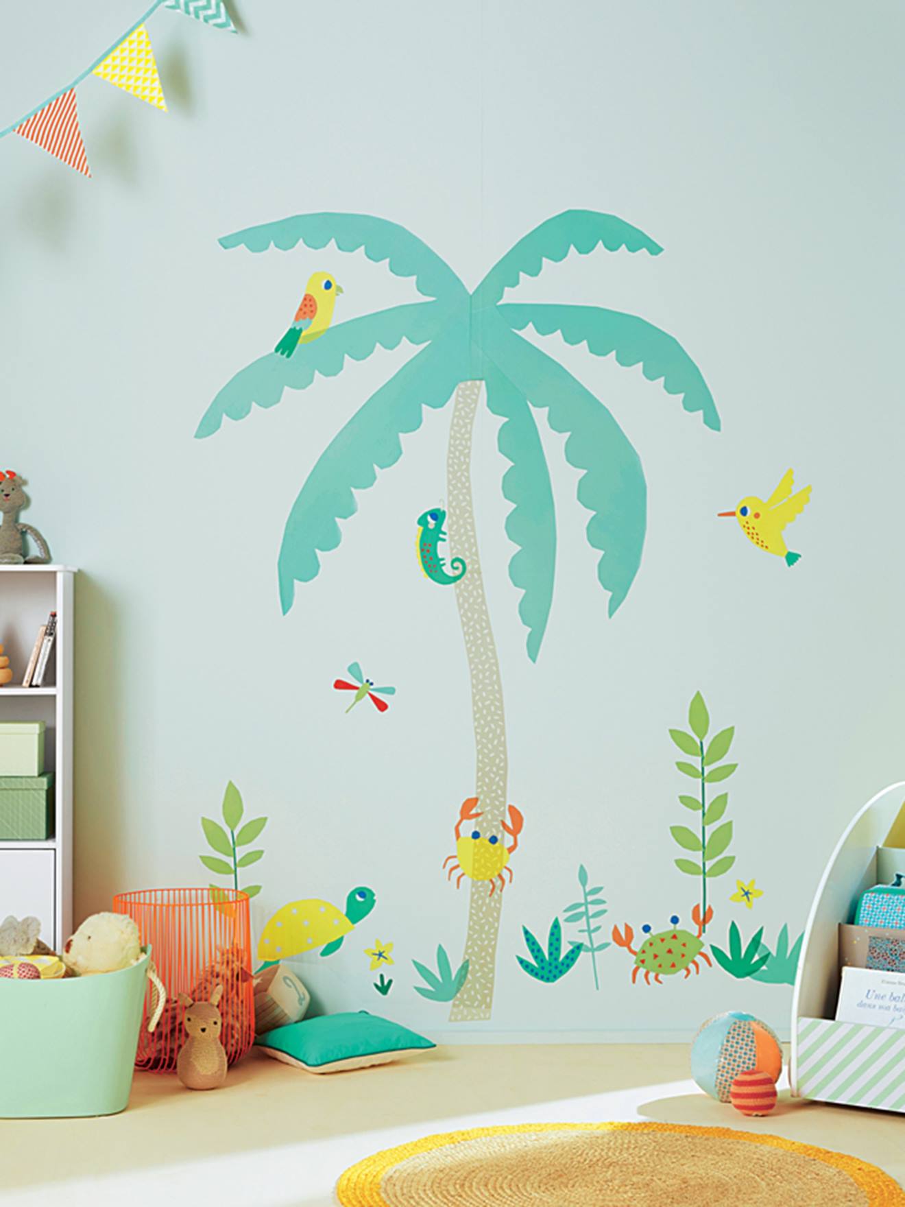 Kinderzimmer Wandsticker „Palme" von Vertbaudet