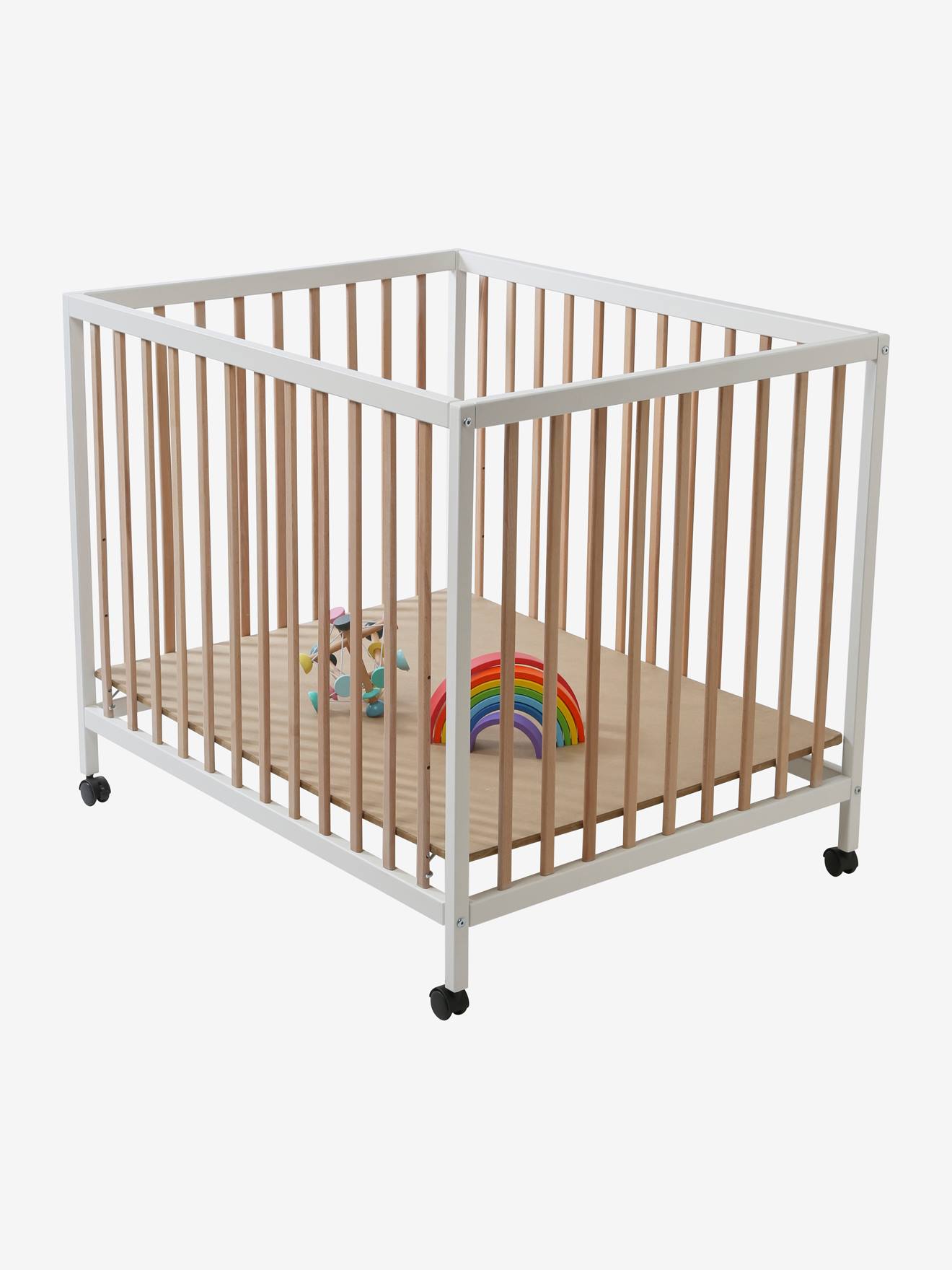 Baby Laufgitter aus Holz FLEXIPARK von Vertbaudet