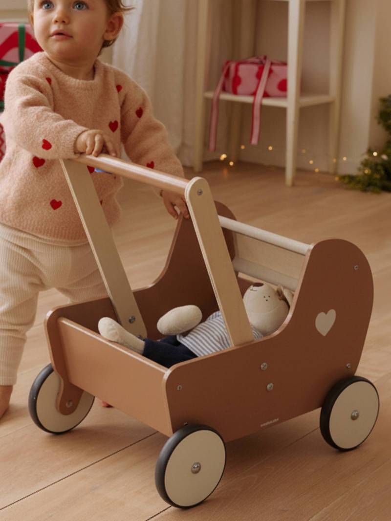 Lauflernwagen in Kinderwagen-Form von Vertbaudet