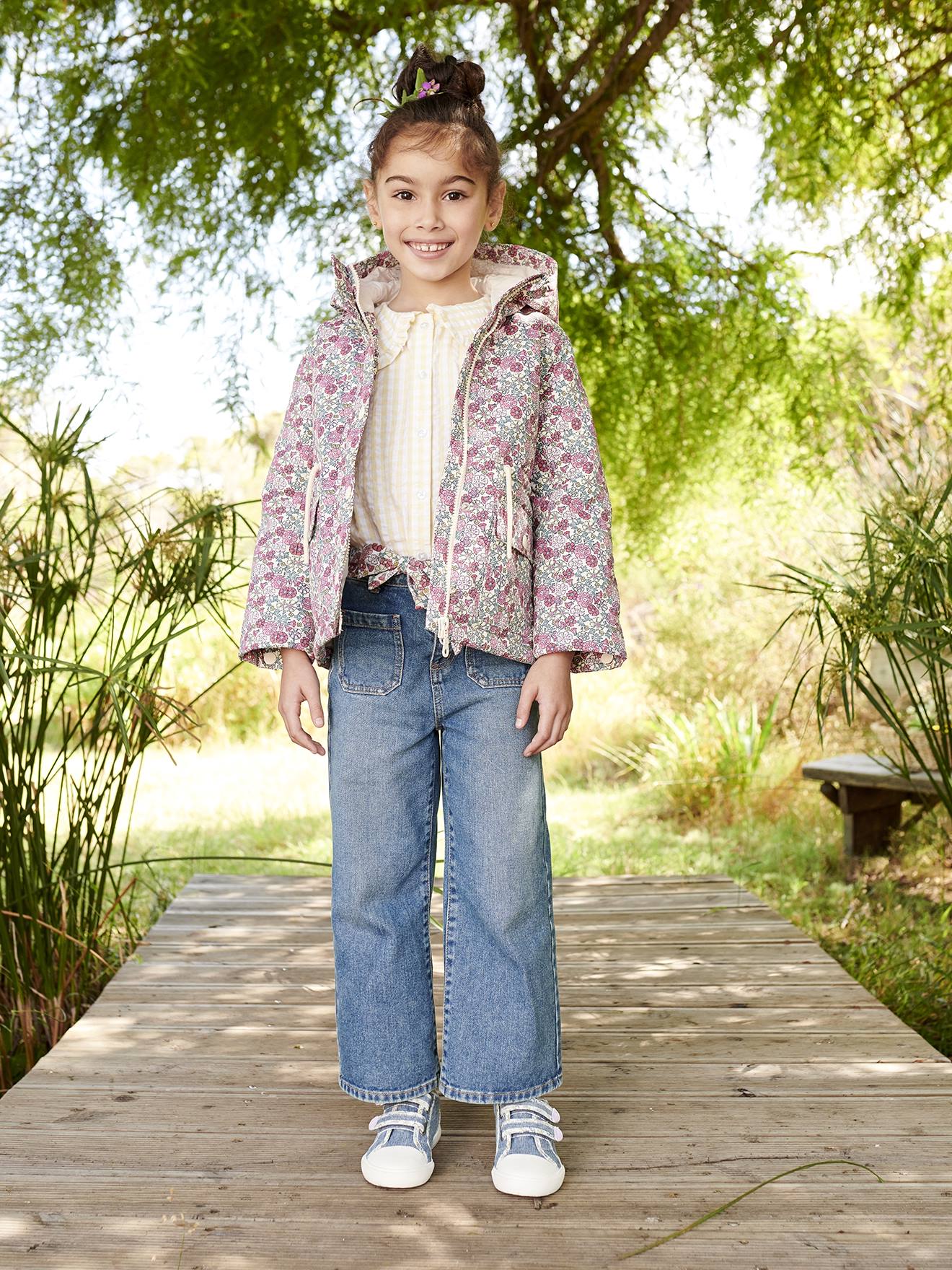 Leichte Mädchen Jacke mit Recycling-Polyester von Vertbaudet