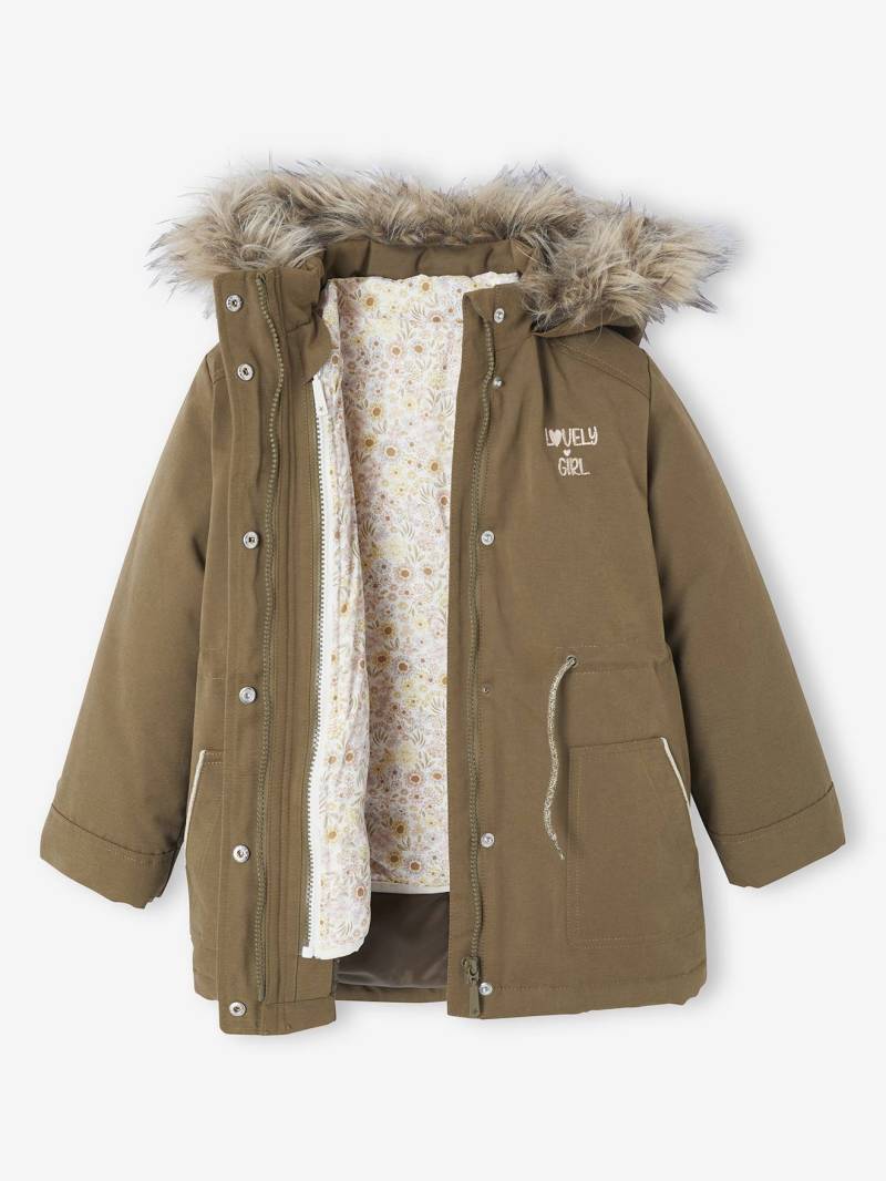 Mädchen 3-in-1-Winterjacke mit Recycling-Polyester von Vertbaudet