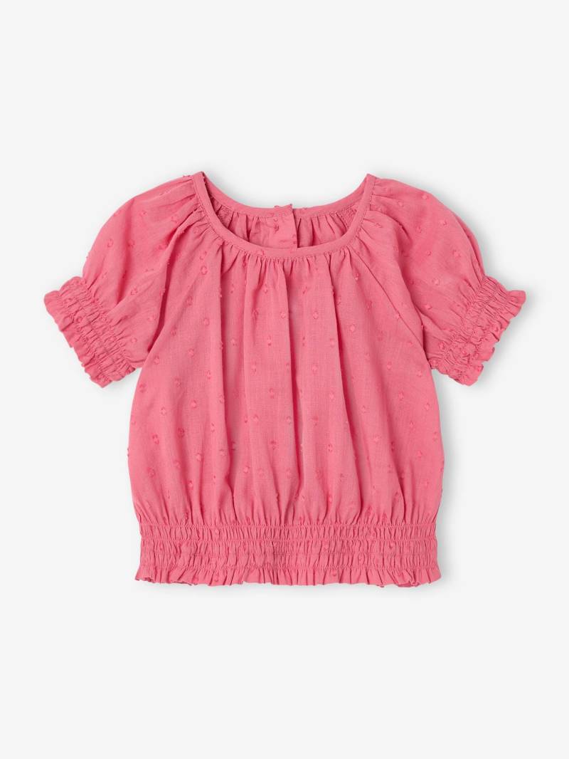 Mädchen Baby Bluse mit Strukturmuster von Vertbaudet