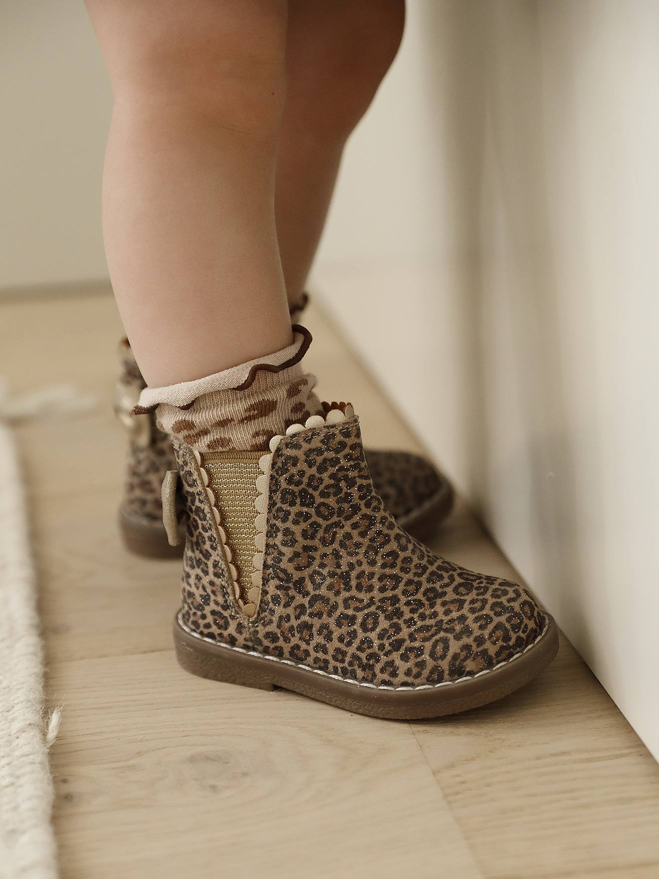Mädchen Baby Boots mit Dehneinsatz von Vertbaudet