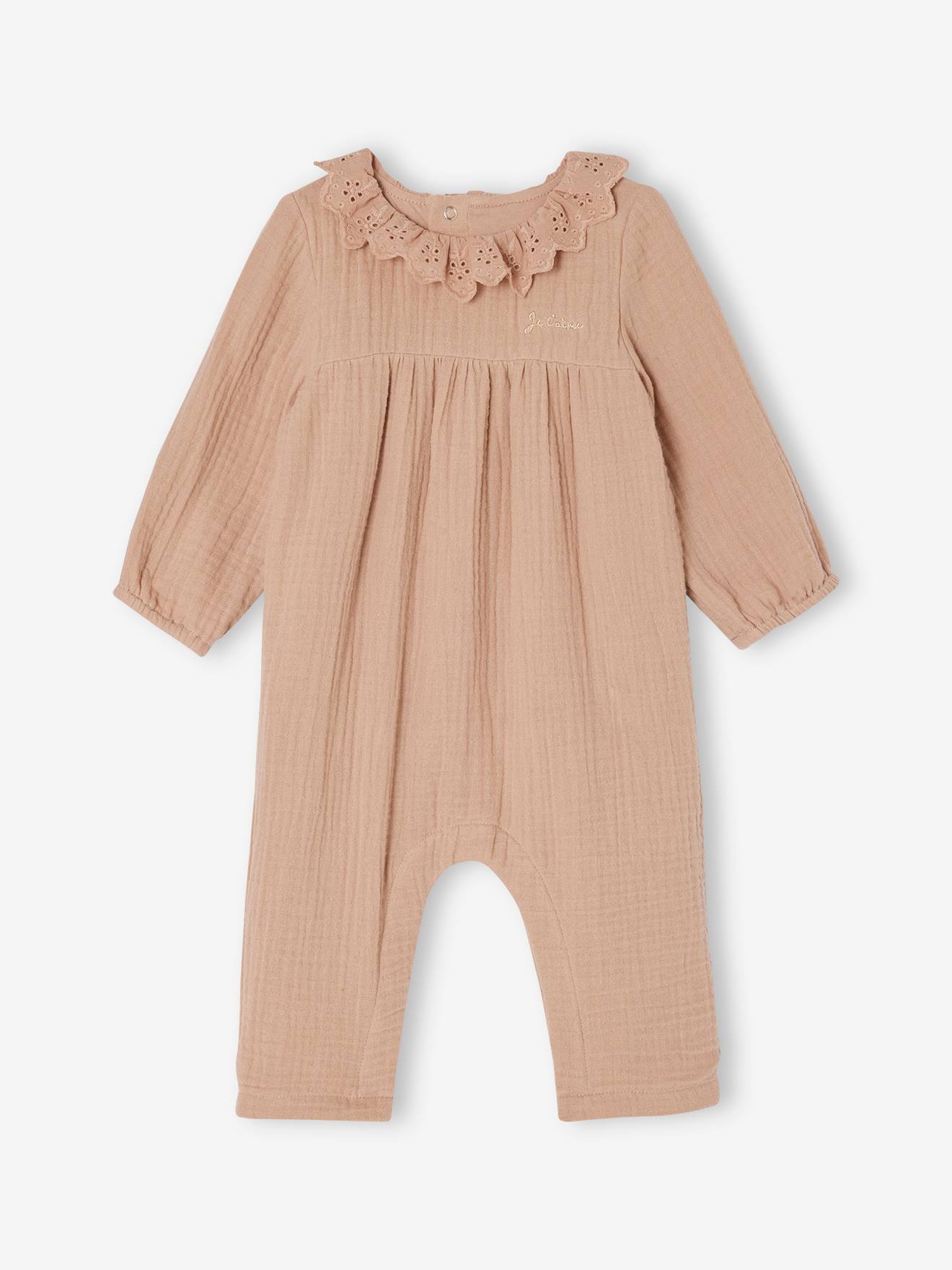 Mädchen Baby Overall von Vertbaudet