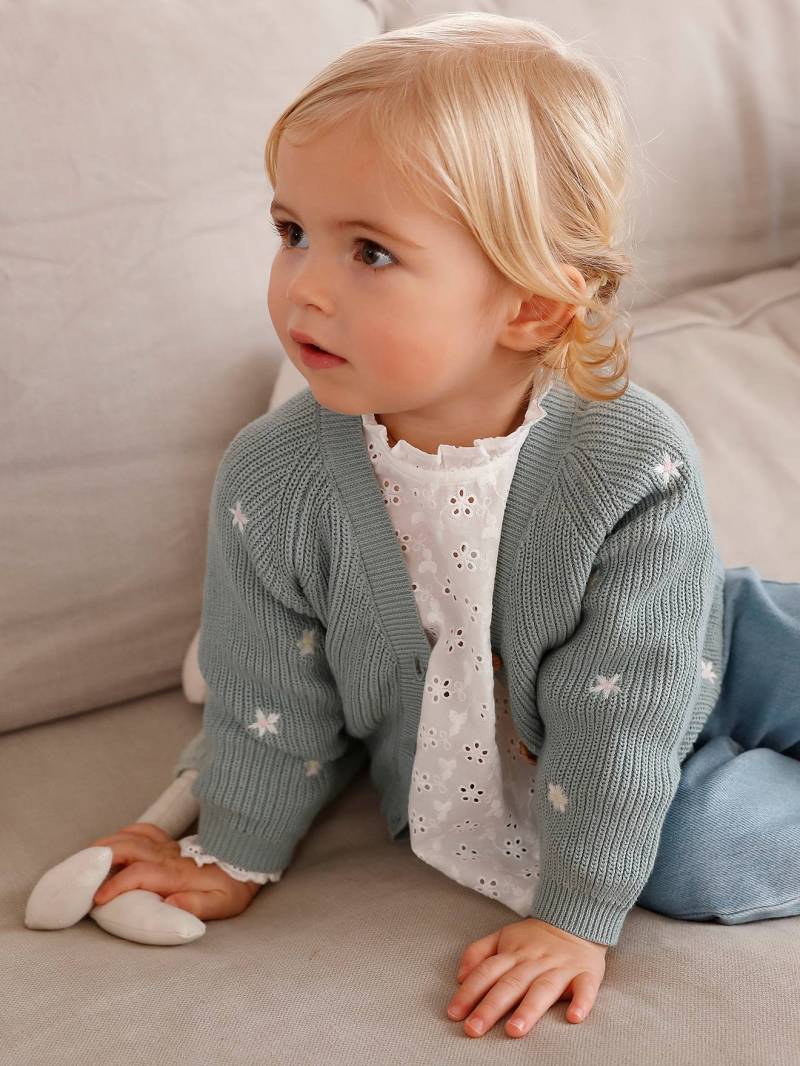 Mädchen Baby Strickjacke von Vertbaudet