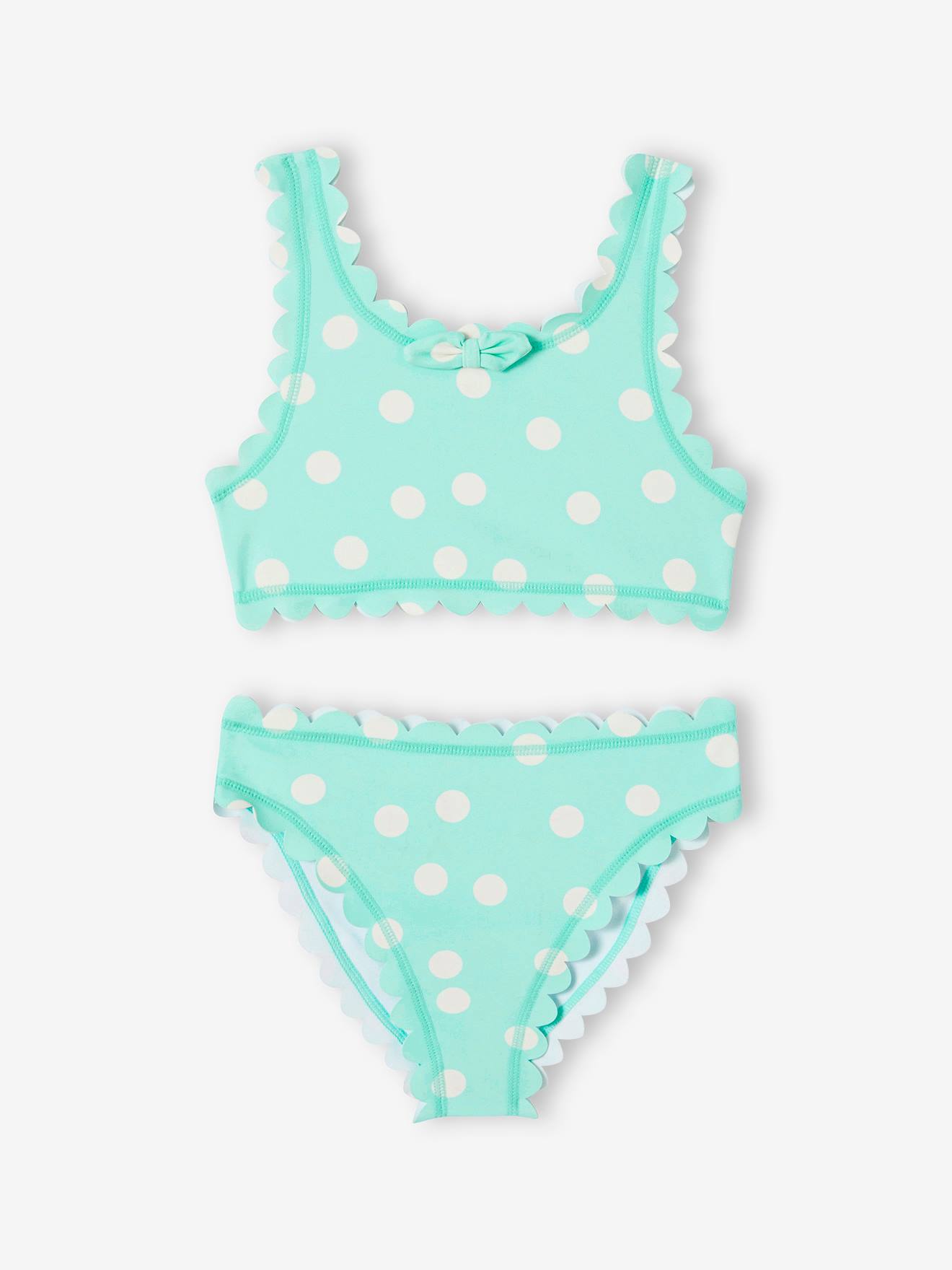 Mädchen Bikini mit Tupfen Mädchen Bikini mit Tupfen von Vertbaudet