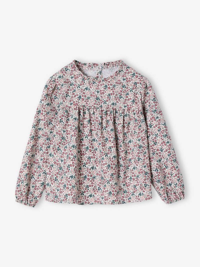 Mädchen Bluse mit Blumenprint von Vertbaudet