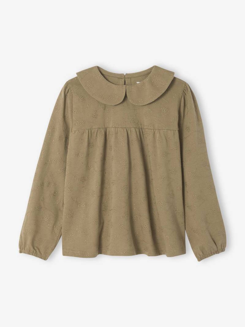 Mädchen Blusenshirt mit Lochstickereien Mädchen Blusenshirt mit Lochstickereien von Vertbaudet