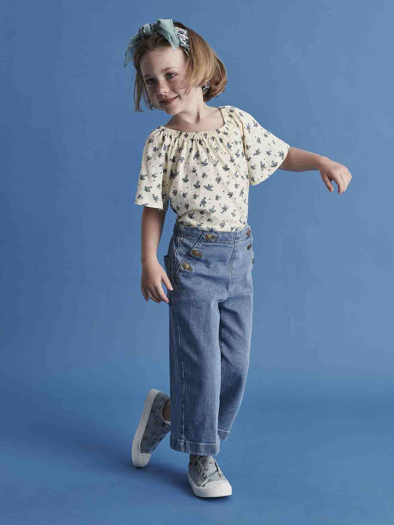 Mädchen Blusenshirt mit Recycling-Polyester von Vertbaudet