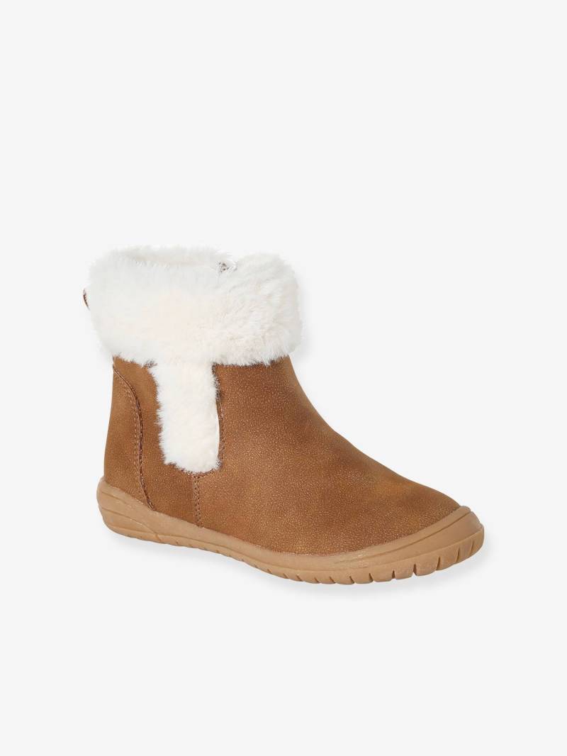 Mädchen Boots mit Webpelzfutter von Vertbaudet