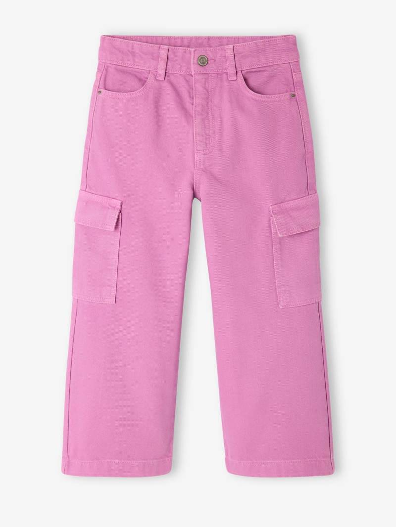 Mädchen Cargo-Hose mit weitem Bein von Vertbaudet