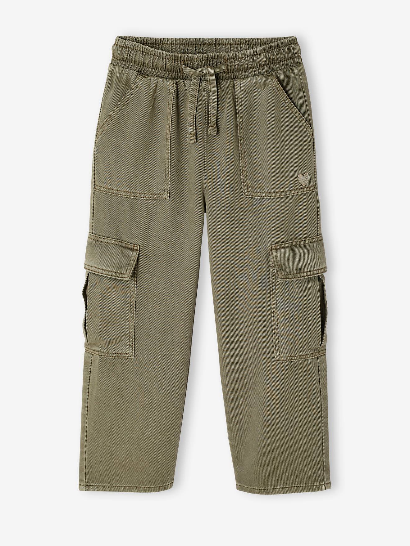 Mädchen Cargohose mit Dehnbund Mädchen Cargohose mit Dehnbund von Vertbaudet