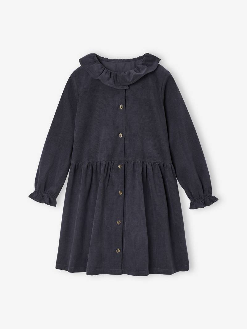 Mädchen Cordkleid mit Knöpfen von Vertbaudet