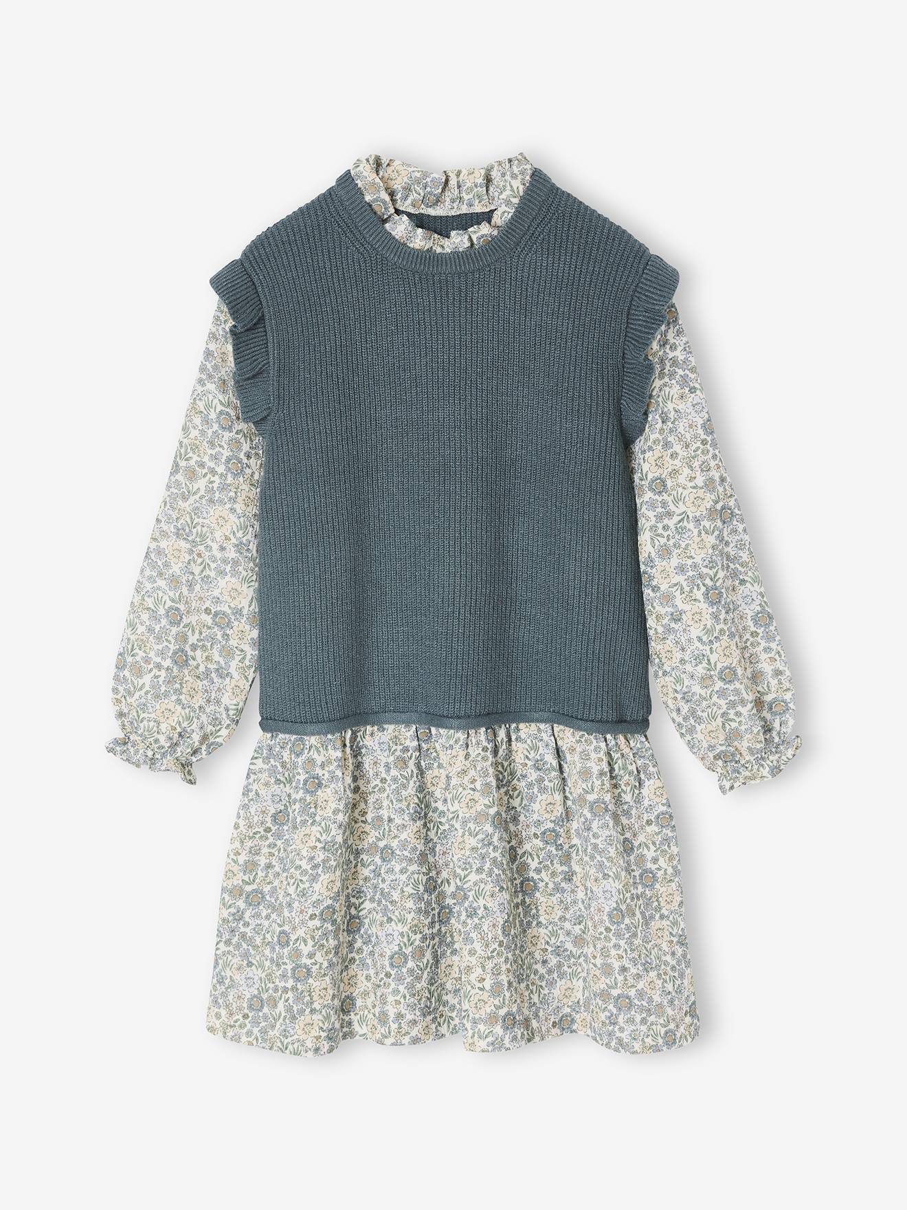 Mädchen Kleid mit 2-in-1-Effekt n Mädchen Kleid mit 2-in-1-Effekt n von Vertbaudet