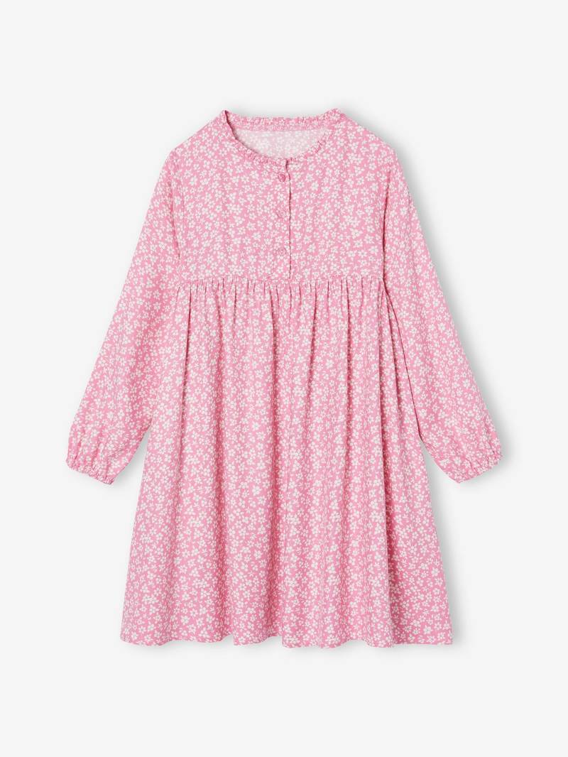 Mädchen Kleid mit Knopfleiste vorn und Printmuster von Vertbaudet