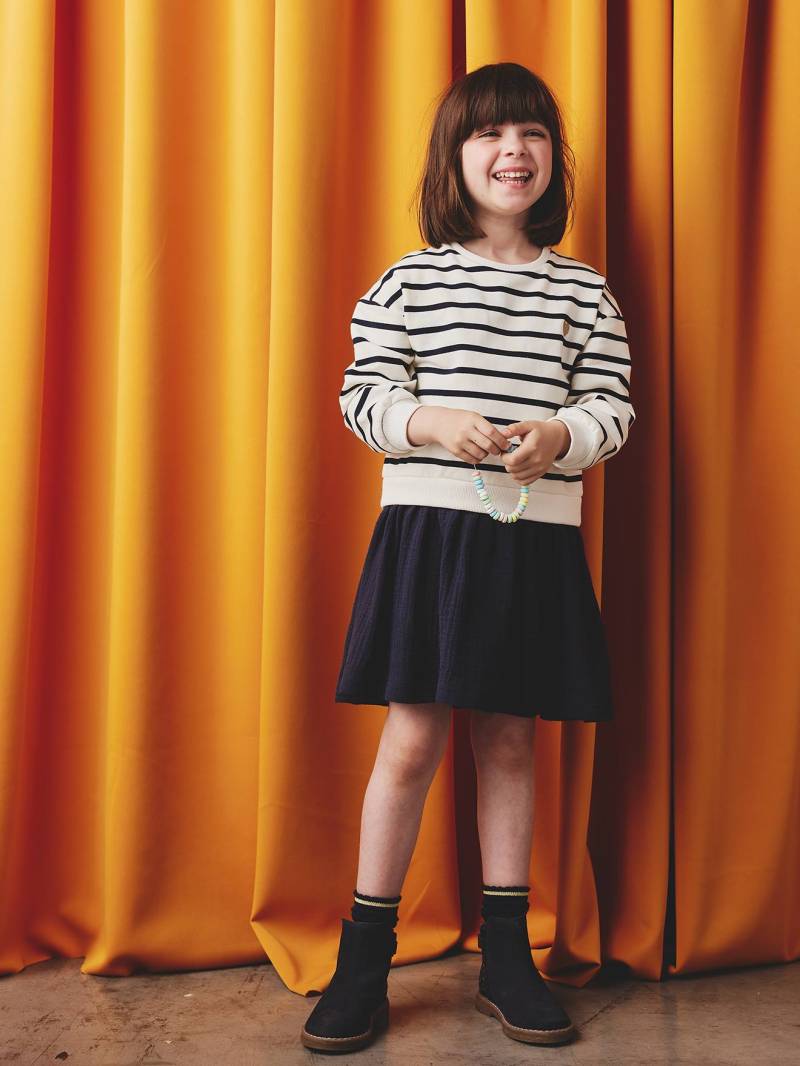 Mädchen Kleid mit em Oberteil von Vertbaudet