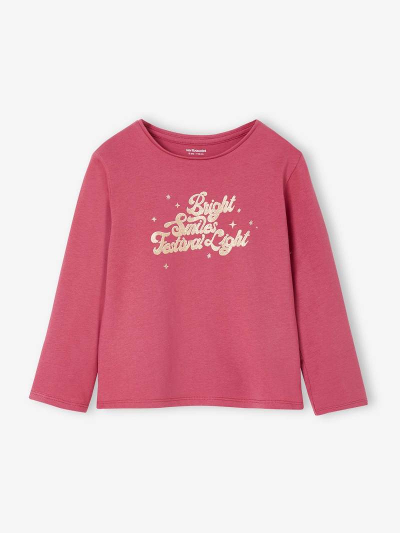 Mädchen Langarmshirt BASIC mit Recycling-Baumwolle von Vertbaudet
