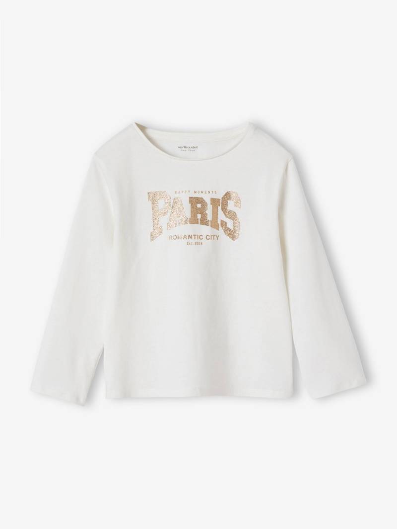 Mädchen Langarmshirt BASIC mit Recycling-Baumwolle von Vertbaudet